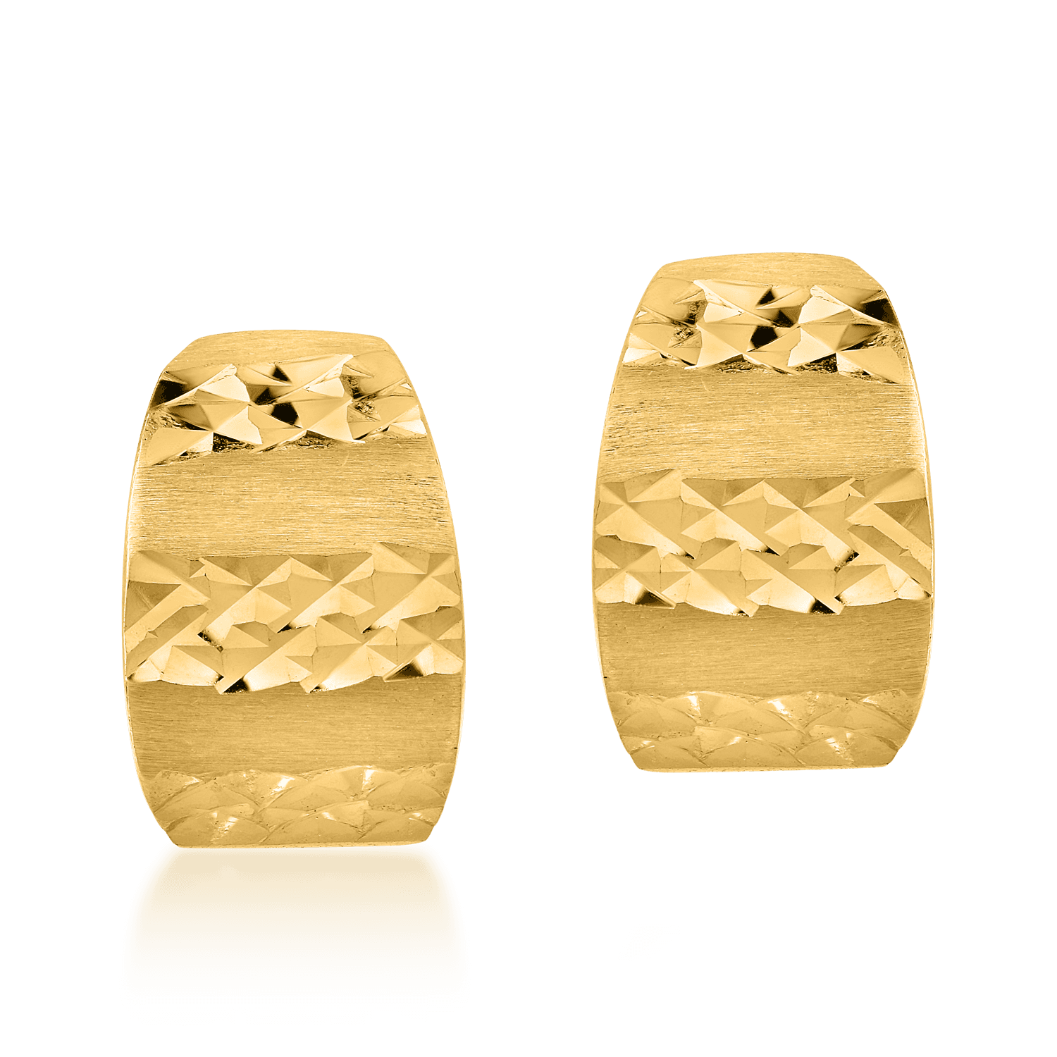 Cercei din aur galben de 14K
